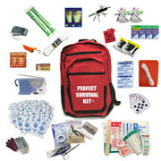 Deluxe 2-Person Perfect Survival Kit for Emergency Disaster Preparedness for Earthquake, Hurricane, Fire, Evacuations, Auto, Home and Family