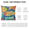 thumbnail image 5 of FUMJ Colorful Fish Throw Pillow Covers ,Sea Life Blue Yellow Green  Cushion Cases Decorative Pillow Cases for Couch Sofa Bedroom, 5 of 5