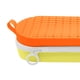 thumbnail image 2 of Estuche para Gafas Natación Con Orificio Drenaje Silicona Regalos Nadador ( ) Amarillo Naranja, 2 of 5