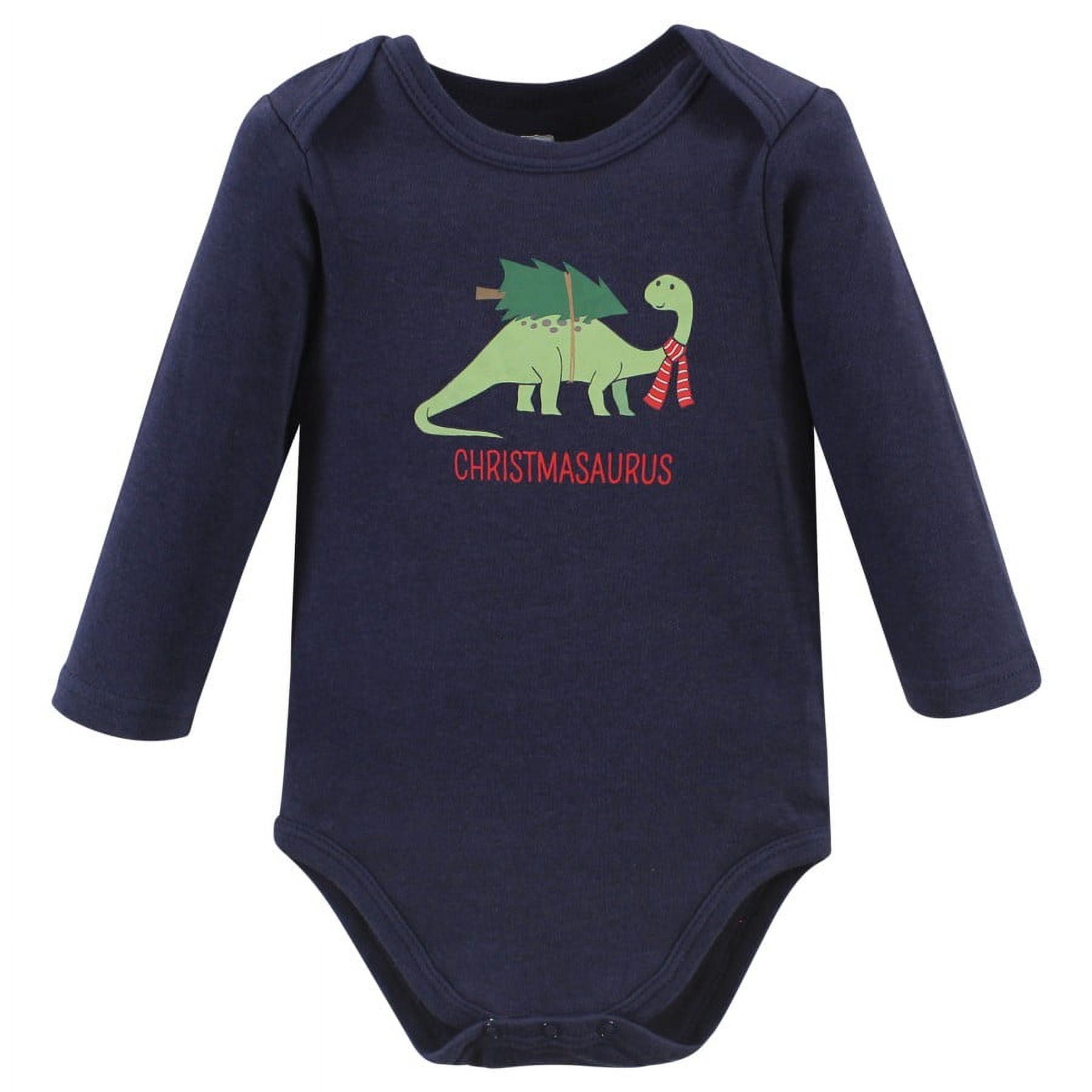 Hudson Baby Cotton Long-Sleeve Bodysuits, 3- Pack, Newborn- 24 Months