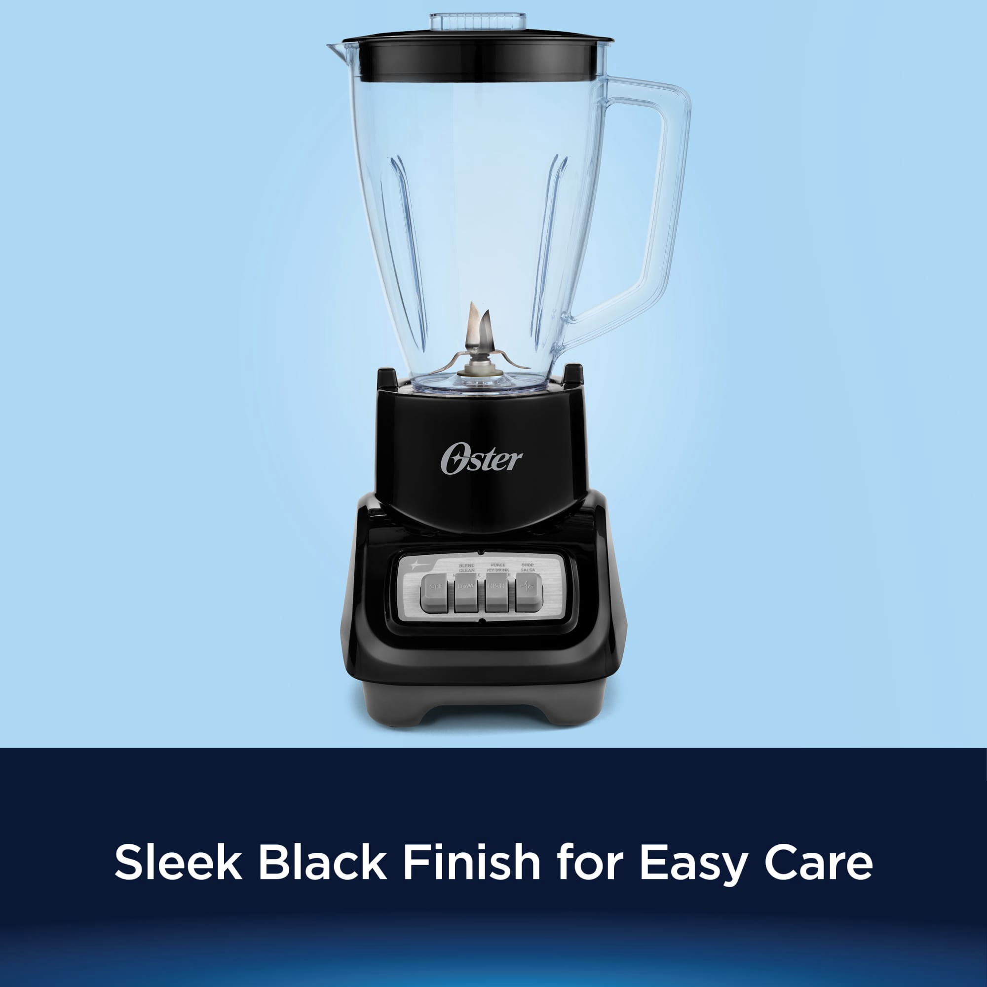 Oster Turbo Blender, 800-Watt Food Blender, Black