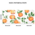 thumbnail image 3 of Shadudu Oranges Green Leaves Pattern Canvas Wall Decor Set for Living Room Bedroom Office - 3 Piece Modern Water-Resistant Artwork 12"x16"x3pcs, 3 of 6