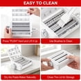 thumbnail image 7 of TOCOKEID 3-in-1 Pasta Maker Attachment for KitchenAid Stand Mixers, Pasta Roller with 8 Thickness Settings and Anti-Jam Guide Plate, 7 of 7