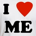 thumbnail image 3 of CafePress - I Love ME Fitted T Shirt - Fitted T-Shirt, Vintage Fit Soft Cotton Tee, 3 of 4