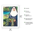 thumbnail image 2 of Mother Marianne - Hawaiian Saint of Kalaupapa Molokai Leper Settlement - From an Original Hawaii Watercolor Painting by Peggy Chun - Fine Art Matte Paper Print (Unframed) 18x24in, 2 of 4
