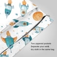 thumbnail image 3 of 2 Pack Wet Dry Bags,Little Rocket Ships Pattern Waterproof Reusable Dual Zipper Bags for Swimwear, Gym Clothes, Toiletries, Baby Diapers, 3 of 8