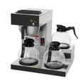 thumbnail image 1 of Cafetera comercial SYBO de 12 tazas con 3 calentadores y 3 jarras de vidrio, 1 of 7
