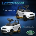 thumbnail image 4 of Qaba 6V Land Rover Licensed Electric Car for Kids w / Music Horn White, 4 of 9