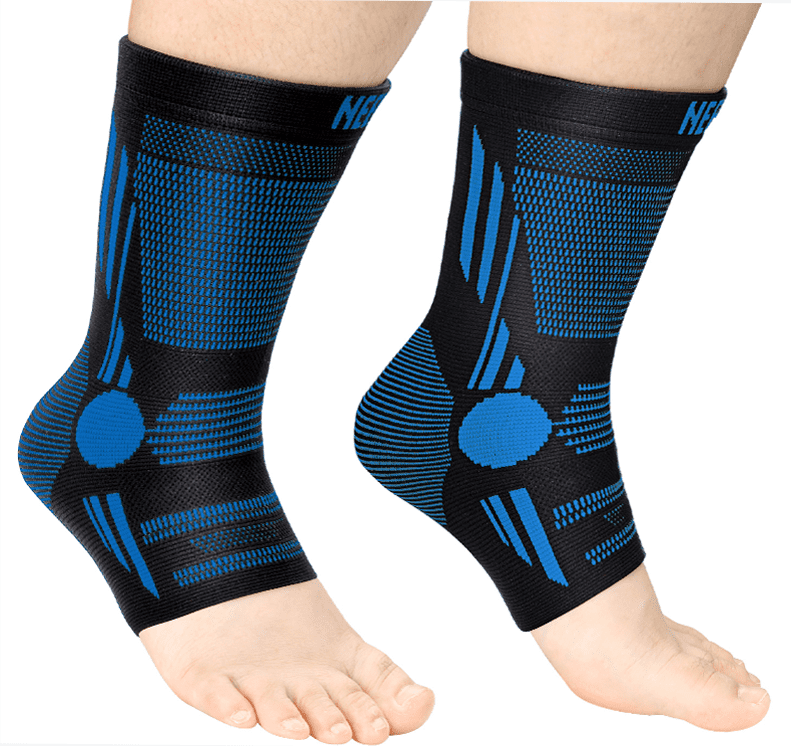 NEENCA Professional Ankle Brace Compression Sleeve (Pair), Ankle ...