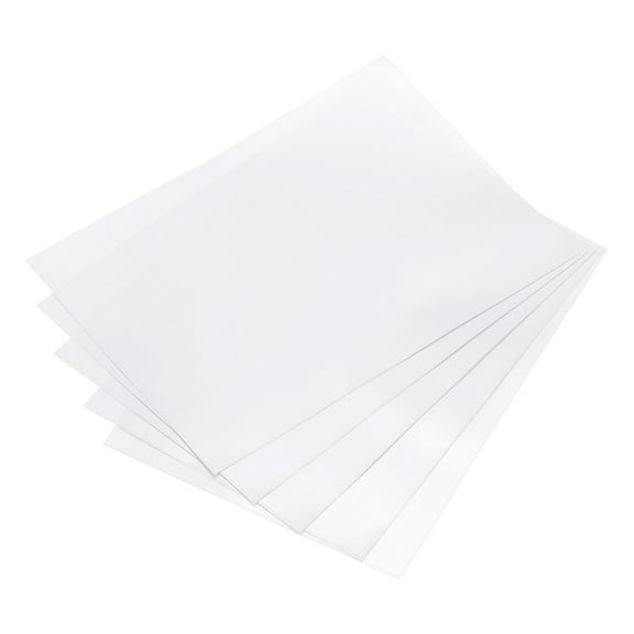 Uxcell Self Adhesive Cold Laminating Film Laminator 6"x8" with Adhesive Backing for Photos, Menus,15 Pack