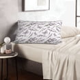 thumbnail image 6 of Lsque Lavender And Butterfly Pattern Pillow Case – Soft & Cozy Throw Pillow Cover, Hypoallergenic Cushion Case for Sleeping Women with Envelope Closure-20"x30", 6 of 6