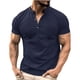 thumbnail image 1 of pstuiky Camisas de vestir de manga corta para hombre, Camisa formal de hombre con hebilla de lentejuelas y cuello, camisa de manga corta con cara brillante camisas casuales para hombre l, 1 of 5