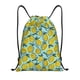 thumbnail image 1 of Fotbe Lemon Bolsa Mochila con Cordón Estampada, Bolsa de Gimnasio Deportiva, Bolsa Cinch, Bolsa con Cordón para Hombres y Mujeres-Medium, 1 of 6