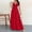 Dresses-420Red, variant on Gamivast Linen Backless Dresses for Women Deep V Neck Halter Sleeveless Flowy Tiered Maxi Dress Flattering Elegant Evening Dress formal Party Event