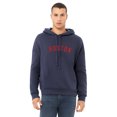 thumbnail image 2 of Daxton Adult Unisex Soft Pullover USA Cities States Comfort Hoodie Fleece Sweatshirt, Boston Navy Red, M, 2 of 2