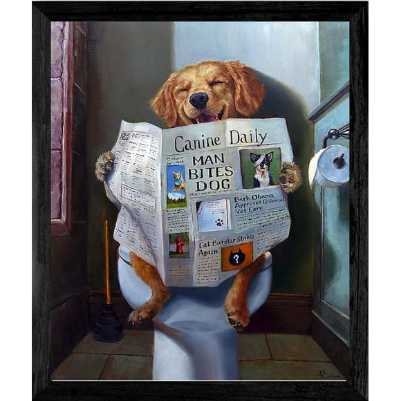 Lucia Heffernan, Dog Gone Funny, Framed Art