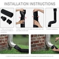 thumbnail image 6 of HXXF 2 Pack Rain Gutter Downspout Extensions, Flexible Drain Down Spout Hose Extension Gutter Connector Rainwater Drainage Gutter Extender from 21 to 60 Inches - Black, 6 of 7