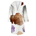 thumbnail image 2 of Gifts for Women Robes for Women Fluffy House Coat Oversized Soft Women's Sleepwear Spa Womens Bathrobe Brown, 2 of 5