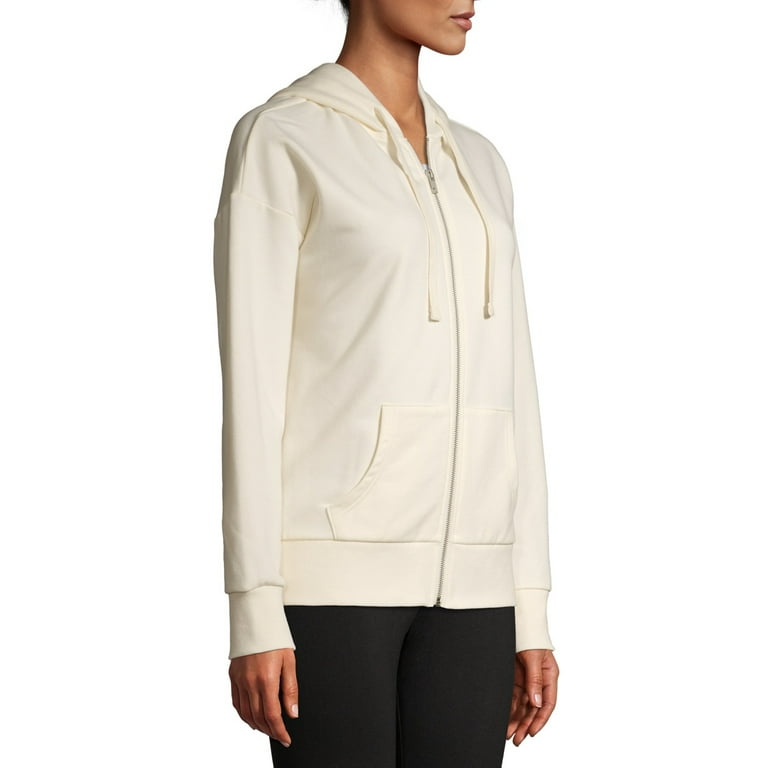 Time and Tru Long Sleeve Regular Cotton Polyester Spandex Hoodie