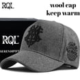thumbnail image 2 of Baseball Cap Big Head Large Size for Men Women Winter Hat Wool Keep Warm Windproof Cotton Trucker Hat Hip Hop Fashion Snapback55-60cm Gao Jinjia LED, 2 of 2