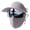 Dark gray, variant on 3-in-1 sun protection face mask hat Sun hat with shading, ventilation