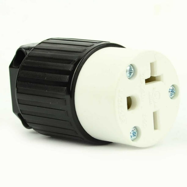 Superior Electric YGA022F Straight Electrical Receptacle 3 Wire, 20 Amps, 250V, NEMA 620R