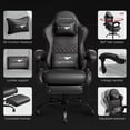 thumbnail image 6 of Auxe Gaxe Gaming Chairs for Adults with Footrest,Ergonomic PU Leather PC Gaming Chair,High Back Reclining Computer Desk Chair with Lumbar Support and Headrest, 6 of 9