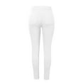 thumbnail image 3 of Jeans for Women Fashion High Waisted Petite Plus Size Stretch Colored White Pants Sizes XXL, 3 of 6