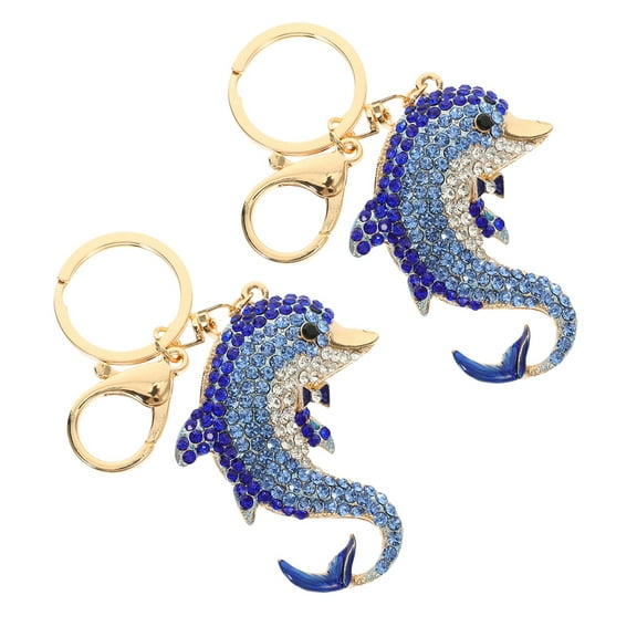 Raindrops 2-Pack Sea Animal Keychains with Dolphin Design, Sky Accessories