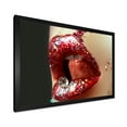 thumbnail image 2 of Designart 'Artistic Girl Lips Make-Up' Modern Framed Art Print, 2 of 4
