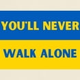 thumbnail image 3 of CafePress - You'Ll Never Walk Alone Pro Ukraine T Shirt - Men's Classic Graphic T-Shirt, 3 of 4