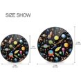 thumbnail image 2 of Coolnut Planet Flyer Wall Clock Silent Non-Ticking Round 12 Inch Quartz Battery Operated Wall Clock for Kitchen,Bedroom,School,Living Room Home Decor, 2 of 7