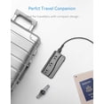 thumbnail image 3 of BESTEK 250W Travel Voltage Converter, 220V to 110V Step-Down Adapter with 4 USB Ports - US/AU/EU/UK/India/South Africa Worldwide Plug Adapter (Black), 3 of 8