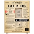 thumbnail image 1 of 20th Birthday Party Decor Poster 17 Years Ago Back In 2007, 1 of 5