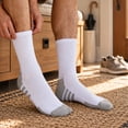 thumbnail image 6 of Freeyoka Men's Bamboo Viscose Crew Socks, Moisture Wicking, Soft and Breathable, 5 Pairs, 6 of 7