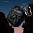 thumbnail image 5 of For Apple Airpods 4th Gen 2024 Case, Compatible with Mag Safe Carbon Fiber Texture Cool Skeleton Magnetic Hard Shell Protective Case Cover with Keychain, 5 of 9