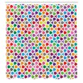 thumbnail image 3 of Ambesonne Geometry Shower Curtain, Colorful Curve Pattern, 69"Wx84"L, Multicolor, 3 of 5