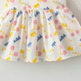 thumbnail image 4 of KDFJPTH Baby Girl Backless Wing Sundress Summer Cute Cartoon Polka Dot Print Sleeveless Princess Party Dresses With Straw Hat Size 3-4 Years, 4 of 6