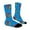 Blue, variant on 67 socks Funny Slang Print Crew Socks For Big K'ids B'oys And Girls Novelty Casual Long Socks