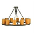 thumbnail image 4 of Meyda Tiffany 125431 Loxley 12 Light 36" Wide Pillar Candle Style Chandelier - Bronze, 4 of 5