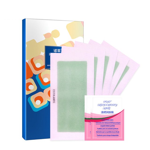 Tiras de cera de papel de cera para depilación para brazos, piernas, axilas yeacher Papel Depilatorio