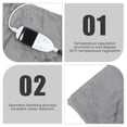 thumbnail image 4 of Tapis Chauffant pour Chien, Tapis Chauffant Électrique pour Chiot Lit Chauffant pour Chat avec 3 Réglages 9 Options de Température pour Chats Chiens Intérieur Extérieur, 4 of 7