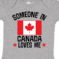 thumbnail image 4 of Inktastic Someone in Canada Loves Me Boys or Girls Baby Bodysuit, 4 of 5