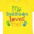 thumbnail image 4 of Inktastic My Great Grandpa Loves Me Boys or Girls Baby Bodysuit, 4 of 5