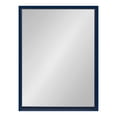 thumbnail image 2 of Kate and Laurel Travis Modern Wall Mirror, 18 x 24, Navy Blue, Transitional Rectangle Mirror for Wall, 2 of 7