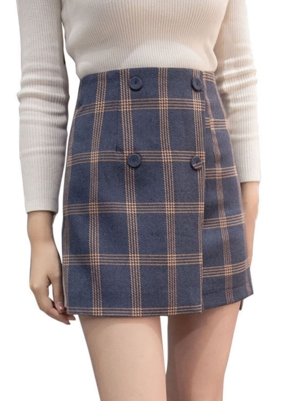 plaid skirt bodycon