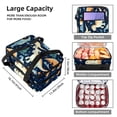 thumbnail image 3 of Dinosaur Double Layered Insulated Lunch Bag with Two Compartments, Large Capacity, Refrigeration Capability - Hand Carry 7.1x11.4x16.1 Inches, 3 of 6