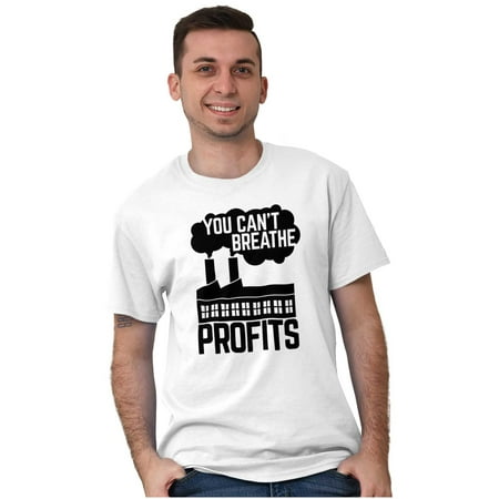 Love Earth Go Green Climate Change Men's Graphic T Shirt Tees Brisco Brands M