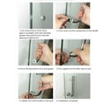 thumbnail image 4 of Fafeicy Poignée de Porte de Grange en Acier Inoxydable Robuste, 4 of 8