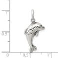 thumbnail image 3 of Sterling Silver Antiqued Dolphin Pendant, 3 of 3